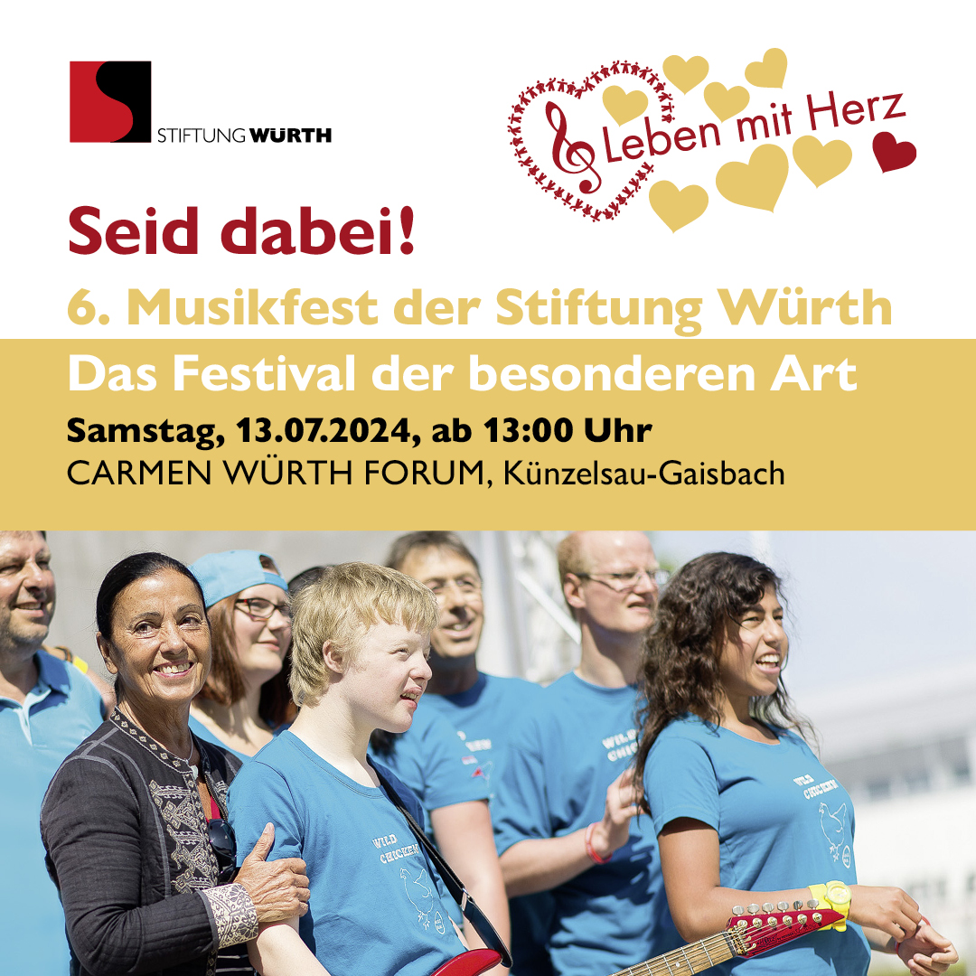 Musikfest der Stiftung Würth am 13. Juli